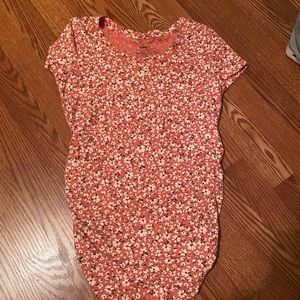Floral maternity tee